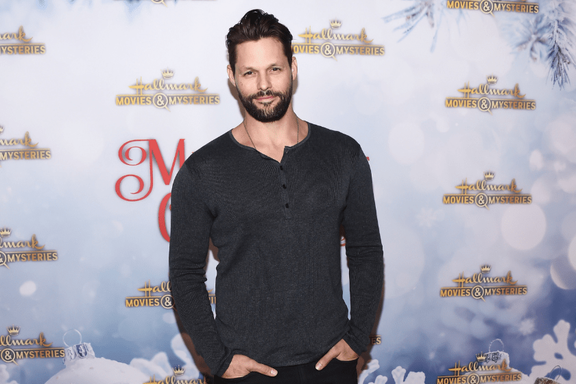 Justin Bruening arrives at the Hallmark Channel "Once Upon A Christmas Miracle" screening and holiday party at 189 by Dominique Ansel on December 4, 2018 in Los Angeles, California