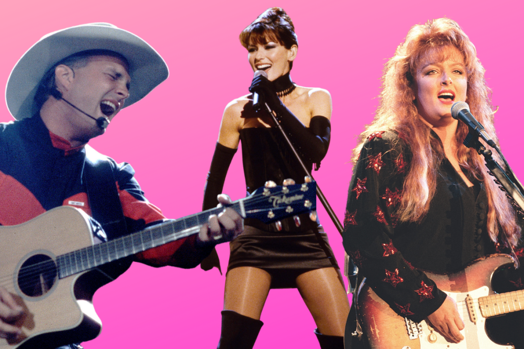 Garth Brooks on 10/1/93 in Chicago,Il. / Shania Twain performs at Grammy Awards/ Wynonna Judd performs onstage