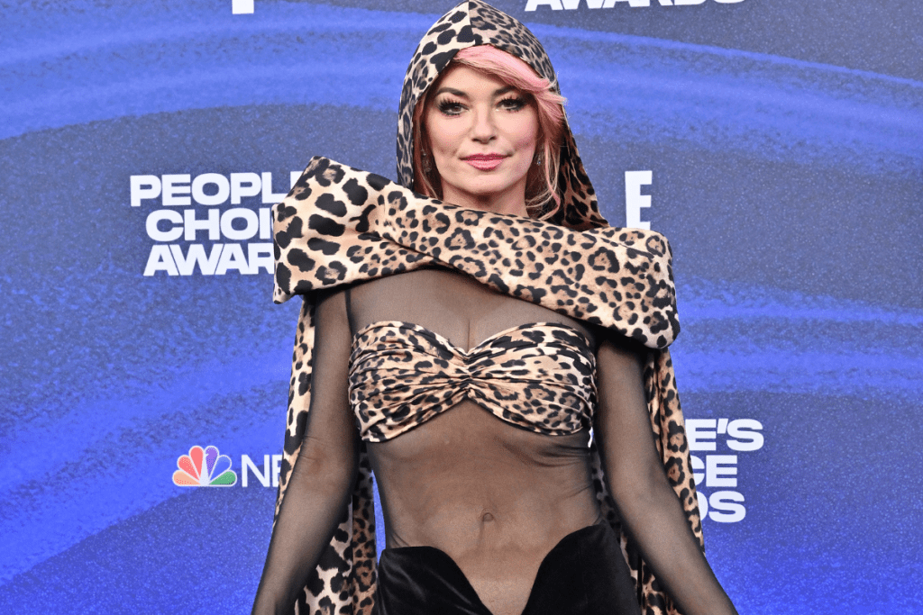 Shania Twain attends the 2022 People's Choice Awards at Barker Hangar on December 06, 2022 in Santa Monica, California.