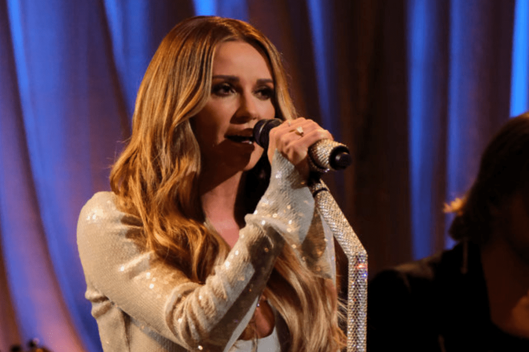 Carly Pearce performs on "The Voice"