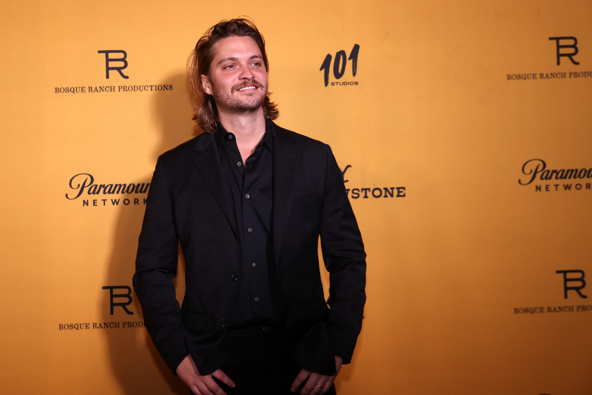 Luke Grimes attends the black carpet during "Yellowstone" Season 5 Fort Worth Premiere at Hotel Drover on November 13, 2022 in Fort Worth, Texas. (Photo by Omar Vega/Getty Images)