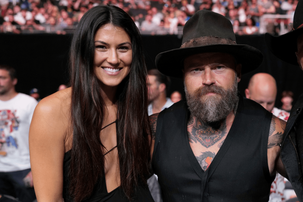 Kelly Yazdi and Zac Brown at July 2022 UFC Fight Night