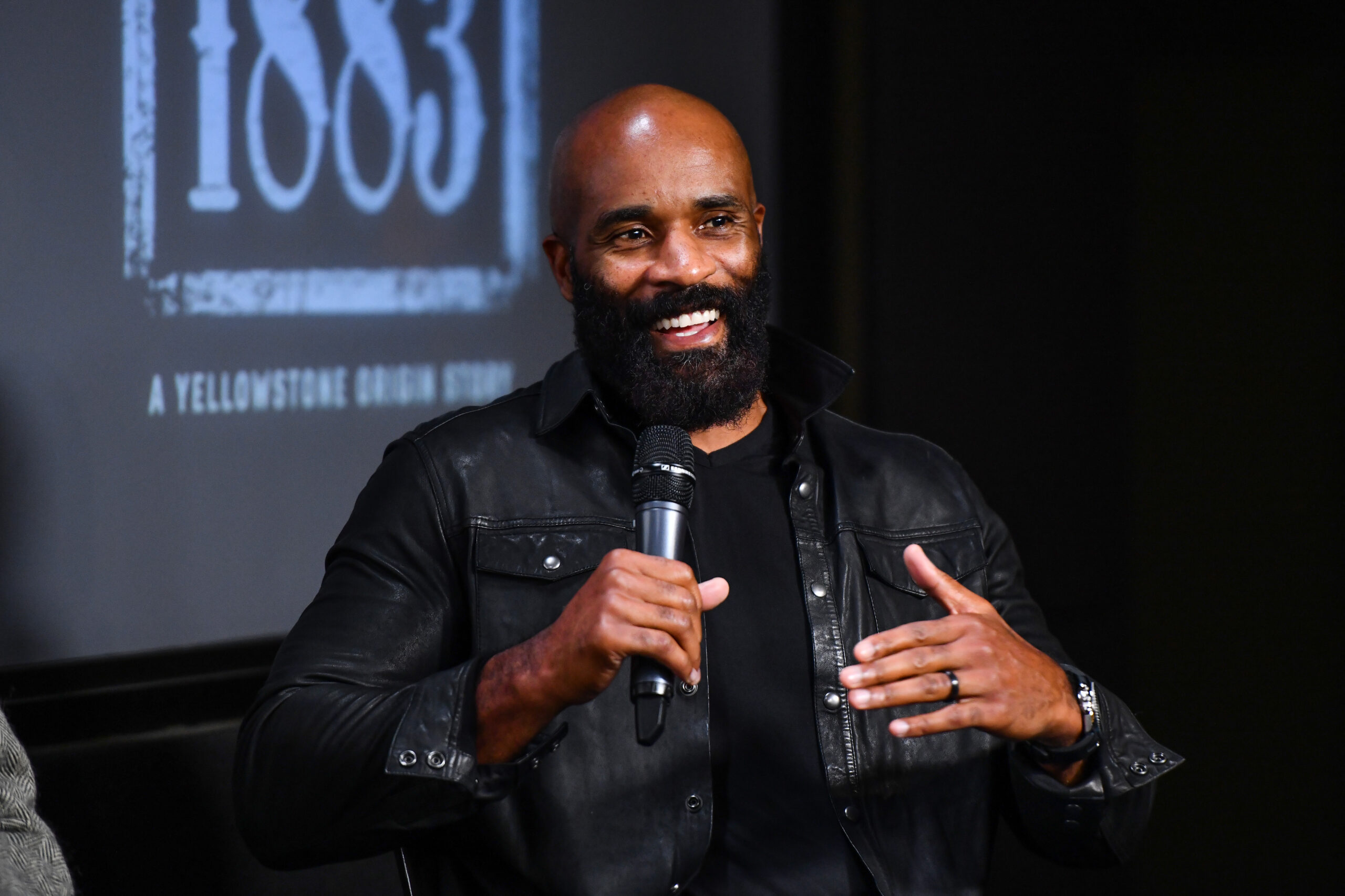 LOS ANGELES, CALIFORNIA - DECEMBER 03: LaMonica Garrett attends SAG FYC "1923" & "1883" at SAG-AFTRA on December 03, 2022 in Los Angeles, California. 
