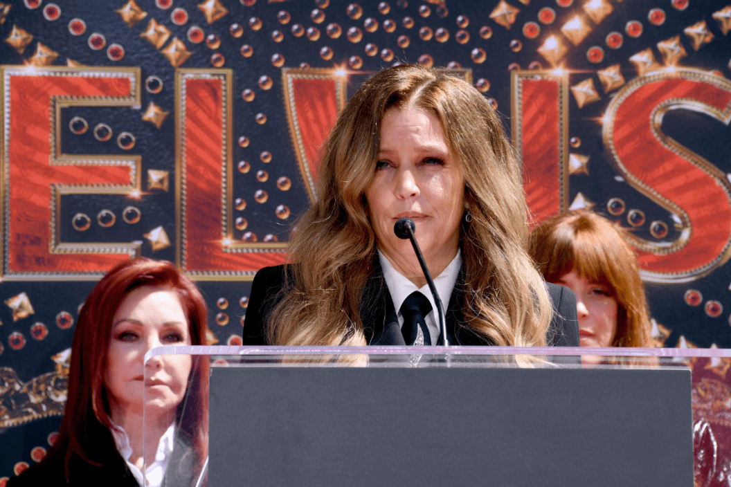Lisa Marie Presley attends the Handprint Ceremony honoring Priscilla Presley, Lisa Marie Presley And Riley Keough at TCL Chinese Theatre on June 21, 2022 in Hollywood, California.
