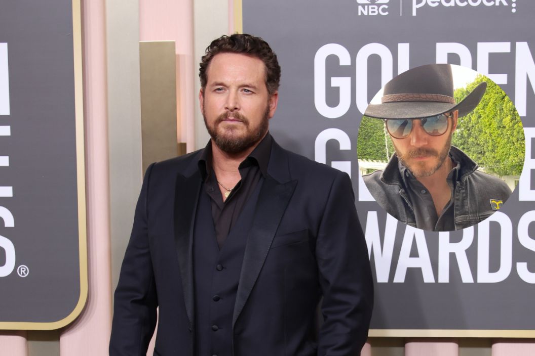 Cole Hauser attends the 80th Annual Golden Globe Awards at The Beverly Hilton on January 10, 2023 in Beverly Hills, California/ Chris Pratt on Instagram