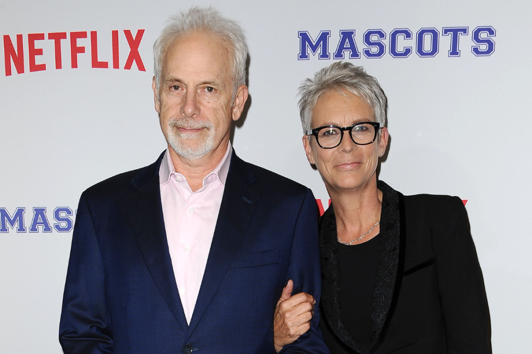 Director Christopher Guest and actress Jamie Lee Curtis attend a screening of "Mascots" at Linwood Dunn Theater on October 5, 2016 in Los Angeles, California