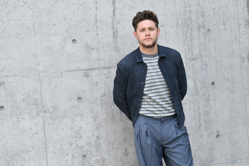 MILAN, ITALY - JUNE 15: Niall Horan attends the Emporio Armani fashion show during the Milan Men's Fashion Week Spring/Summer 2020 on June 15, 2019 in Milan, Italy.