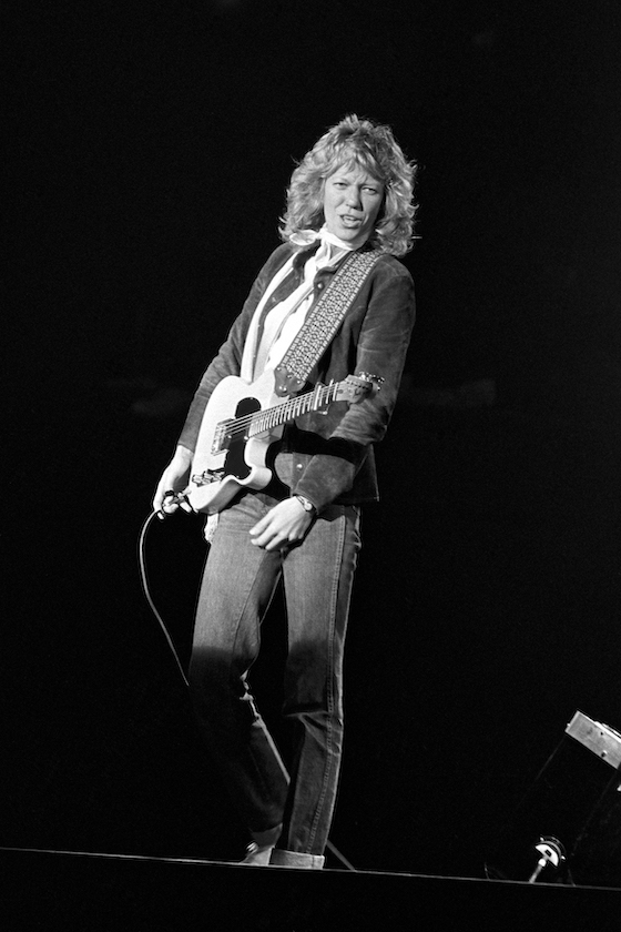 ATLANTA - OCTOBER 19: American singer-songwriter Marshall Chapman performs at the Agora Ballroom on October 19, 1978 in Atlanta, Georgia. 