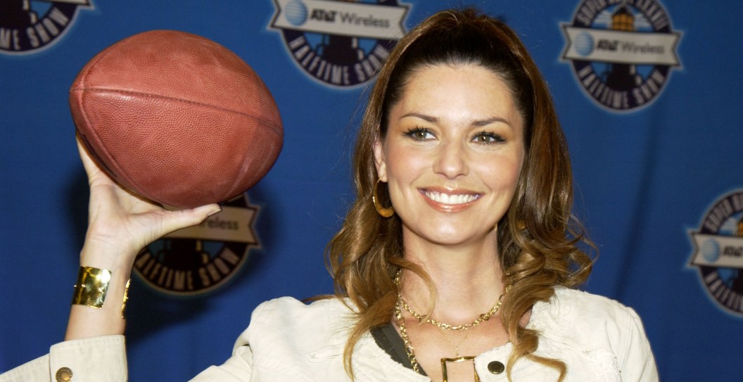 Shania Twain during Super Bowl XXXVII - AT&T Wireless Super Bowl XXXVII Halftime Show Media Conference Agenda at San Diego Convention Center in San Diego, California, United States.