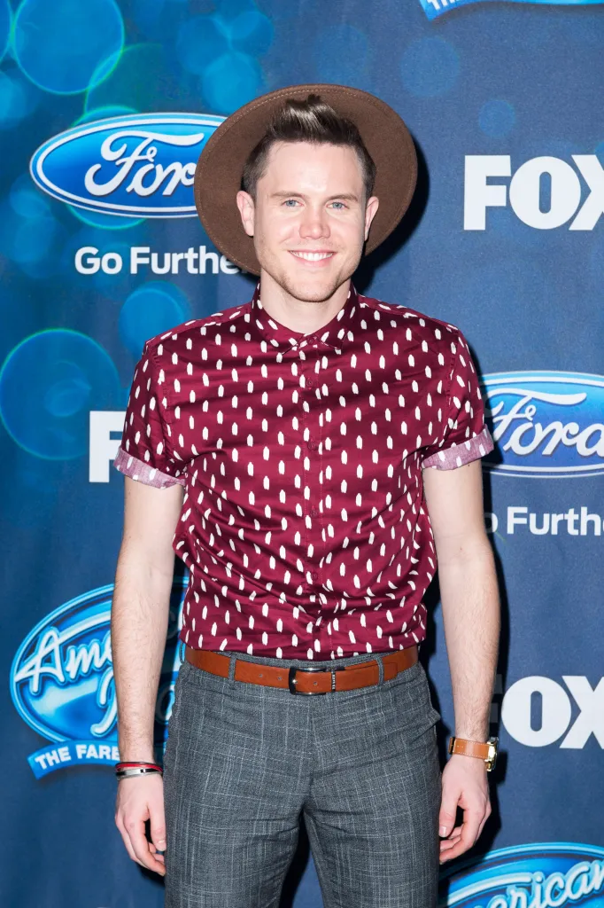 WEST HOLLYWOOD, CA - FEBRUARY 25: American Idol contestant Trent Harmon attends Meet Fox's "American Idol XV" Finalists at The London Hotel on February 25, 2016 in West Hollywood, California. 