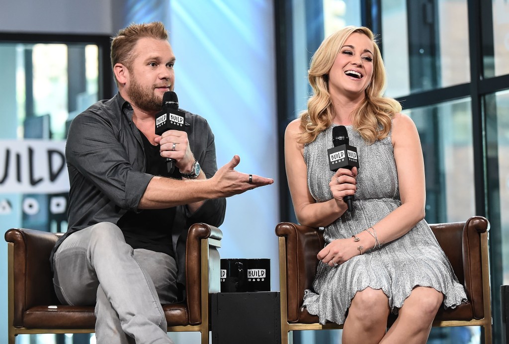 NEW YORK, NY - AUGUST 01: Kyle Jacobs and Kellie Pickler attend the Build Series to discuss their show 'I Love Kellie Pickler' at Build Studio on August 1, 2017 in New York City.