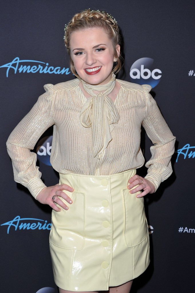 LOS ANGELES, CA - APRIL 29: Singer Maddie Poppe arrives at ABC's "American Idol" show on April 29, 2018 in Los Angeles, California.