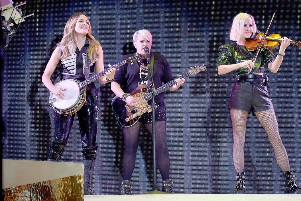 The Chicks perform onstage