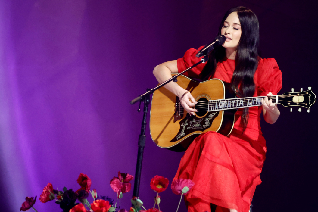 ) Kacey Musgraves performs onstage during the 65th GRAMMY Awards at Crypto.com Arena on February 05, 2023 in Los Angeles, California.