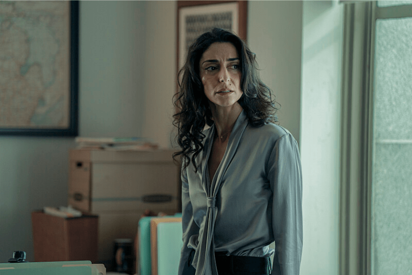 Necar Zadegan as Evelyn Foley. (Dennis P. Mong Jr./Paramount + © 2022 Viacom International Inc. All Rights Reserved.)