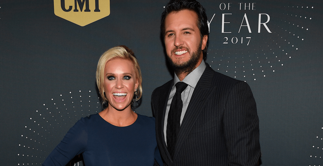 Recording Artist Luke Bryan and Wife, Caroline arrive at the 2017 CMT Artists Of The Year Awards Show at Schermerhorn Symphony Center on October 18, 2017 in Nashville, Tennessee. (Photo by Jason Davis/WireImage)