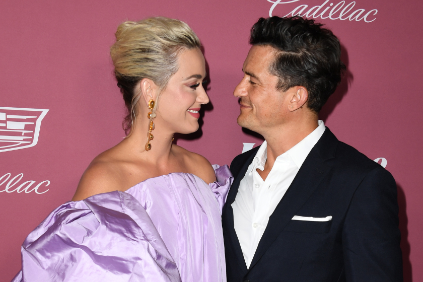 BEVERLY HILLS, CALIFORNIA - SEPTEMBER 30: Katy Perry and Orlando Bloom attend Variety's Power Of Women: Los Angeles Event on September 30, 2021 in Beverly Hills, California.