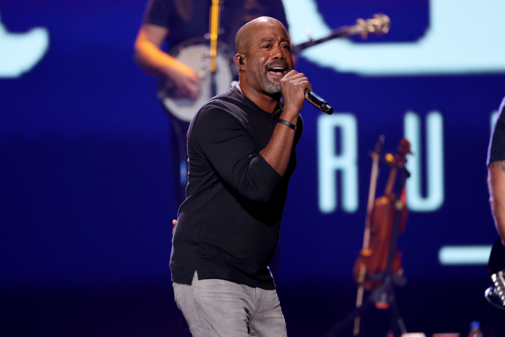 LAS VEGAS, NEVADA - SEPTEMBER 17: Darius Rucker performs onstage during the 2021 iHeartRadio Music Festival on September 17, 2021 at T-Mobile Arena in Las Vegas, Nevada.