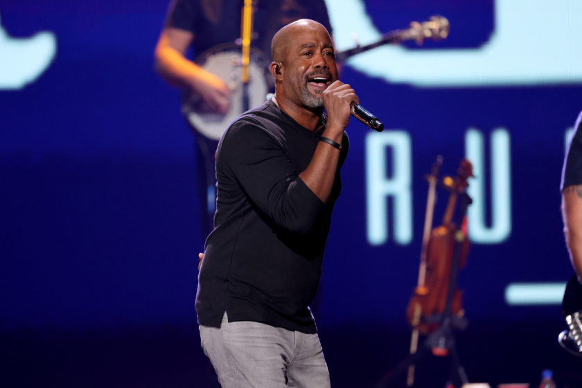 LAS VEGAS, NEVADA - SEPTEMBER 17: Darius Rucker performs onstage during the 2021 iHeartRadio Music Festival on September 17, 2021 at T-Mobile Arena in Las Vegas, Nevada.