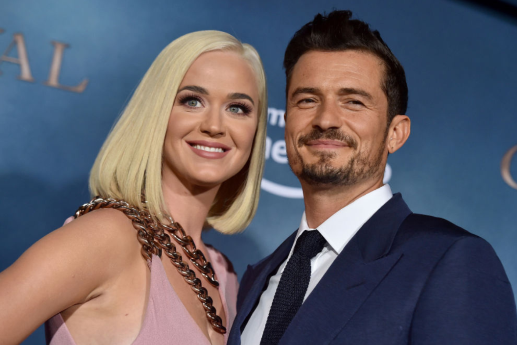 HOLLYWOOD, CALIFORNIA - AUGUST 21: Katy Perry and Orlando Bloom attend the LA Premiere of Amazon's "Carnival Row" at TCL Chinese Theatre on August 21, 2019 in Hollywood, California.