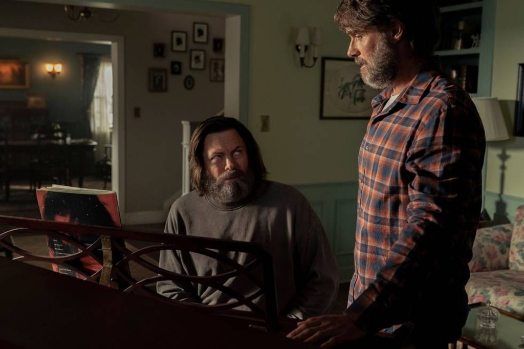 Nick Offerman and Murray Bartlett in "The Last of Us"