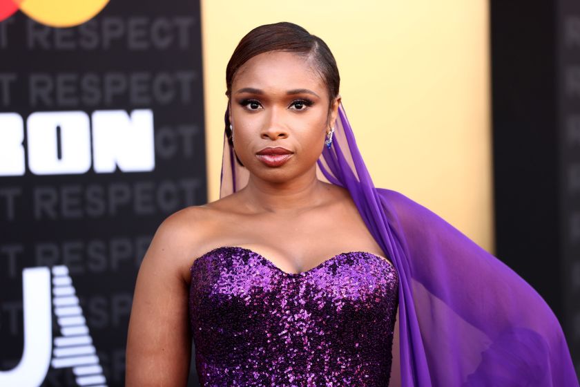 LOS ANGELES, CALIFORNIA - AUGUST 08: Jennifer Hudson attends the premiere of MGM's "Respect" at Regency Village Theatre on August 08, 2021 in Los Angeles, California.