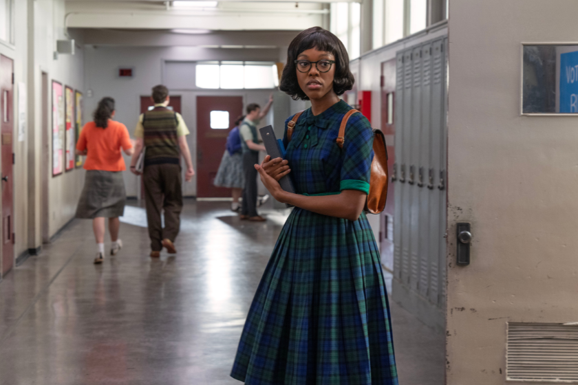 Shanel Bailey as Hazel in Grease: Rise of the Pink Ladies: "So this is Rydell" EP #103 streaming on Paramount +, 2022