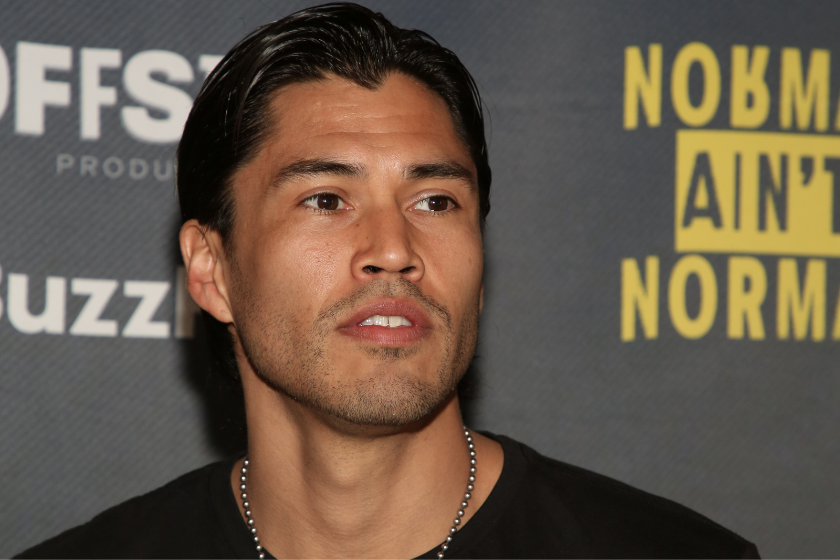 Actor Martin Sensmeier attends the Los Angeles premiere of "Normal Ain't Normal" at Ray Kurtzman Theater on September 22, 2022 in Los Angeles, California