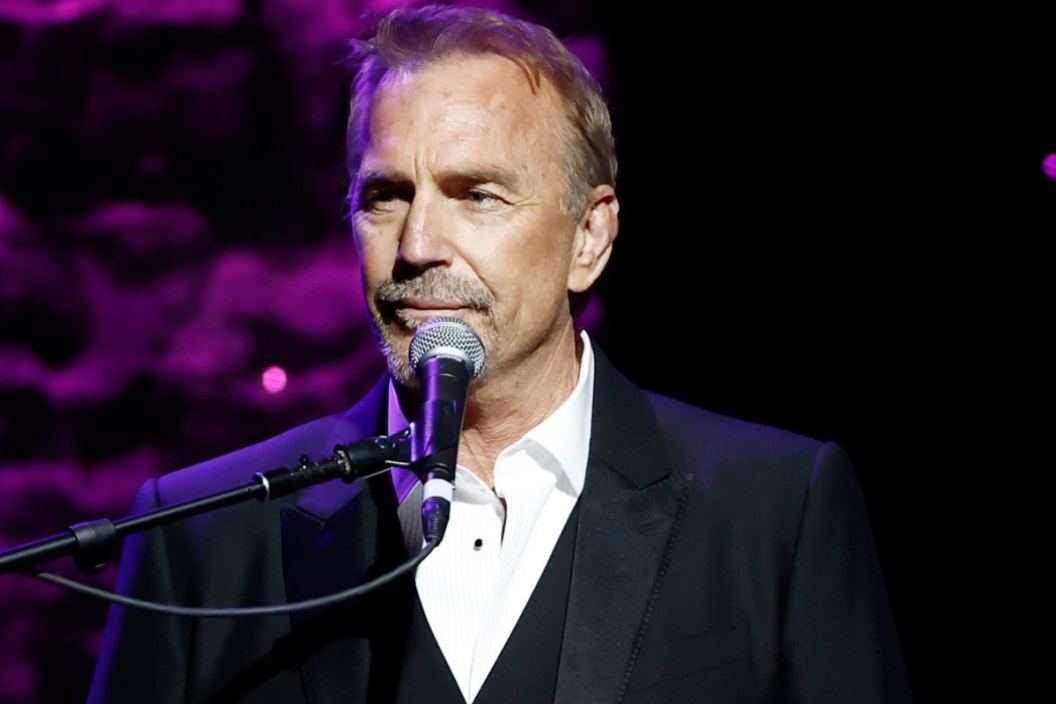 Kevin Costner speaks onstage during the Pre-GRAMMY Gala & GRAMMY Salute to Industry Icons Honoring Julie Greenwald and Craig Kallman on February 04, 2023 in Los Angeles, California.