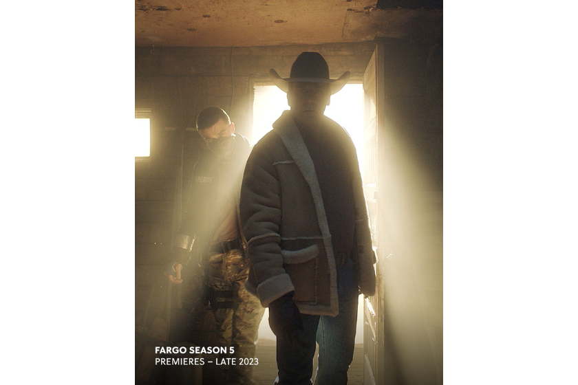 Jon Hamm and (suspected) Joe Keery in Fargo Season 5. (FX)