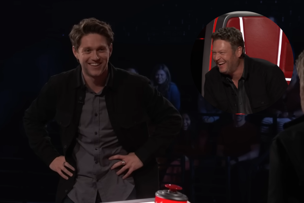 Niall Horan and Blake Shelton on The Voice