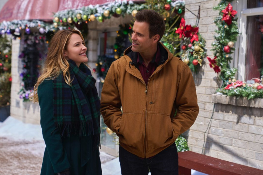 Jill Wagner and Cameron Mathison in 'A Merry Christmas Wish'