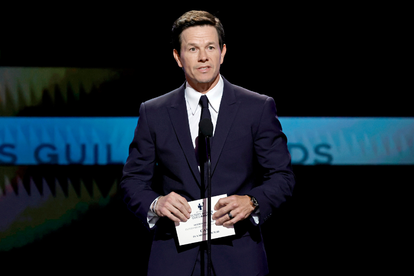 Mark Wahlberg speaks onstage during the 29th Annual Screen Actors Guild Awards at Fairmont Century Plaza on February 26, 2023 in Los Angeles, California