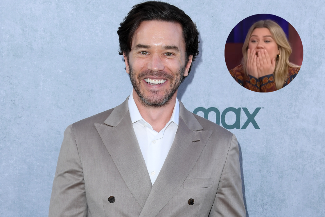 Tom Pelphrey arrives at the Los Angeles Premiere Of Max Original Limited Series "Love & Death"at Directors Guild Of America on April 26, 2023 in Los Angeles, California