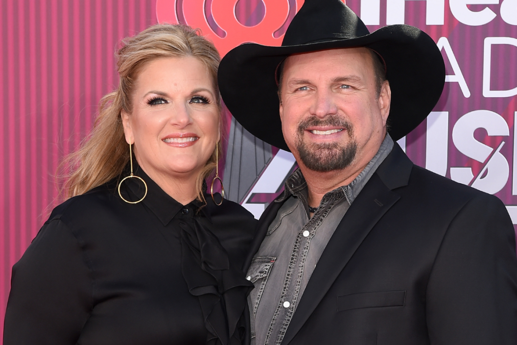 Trisha Yearwood and Garth Brooks arrive at the 2019 iHeartRadio Music Awards which broadcasted live on FOX at Microsoft Theater on March 14, 2019 in Los Angeles, California.