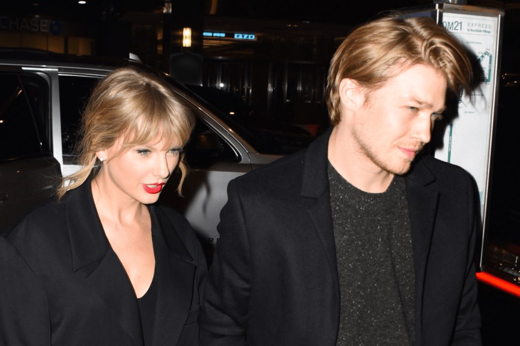 Taylor Swift and Joe Alwyn are seen at Zuma restaurant on October 6, 2019 in New York City.