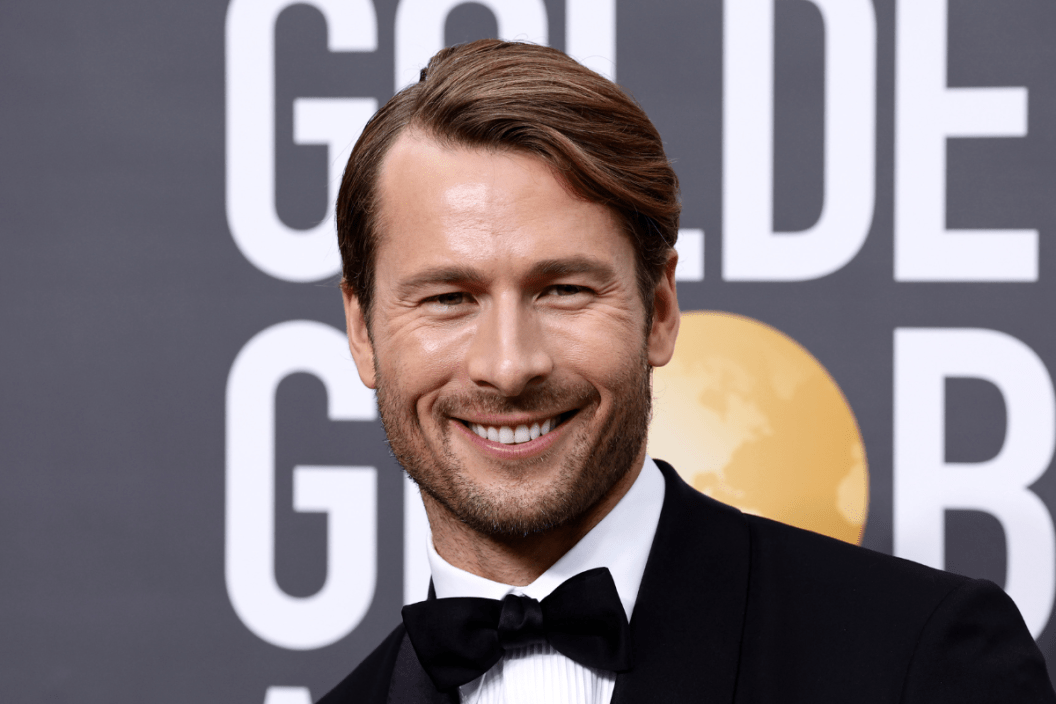 Glen Powell attends the 2023 Golden Globe Awards (Frazer Harrison/WireImage)
