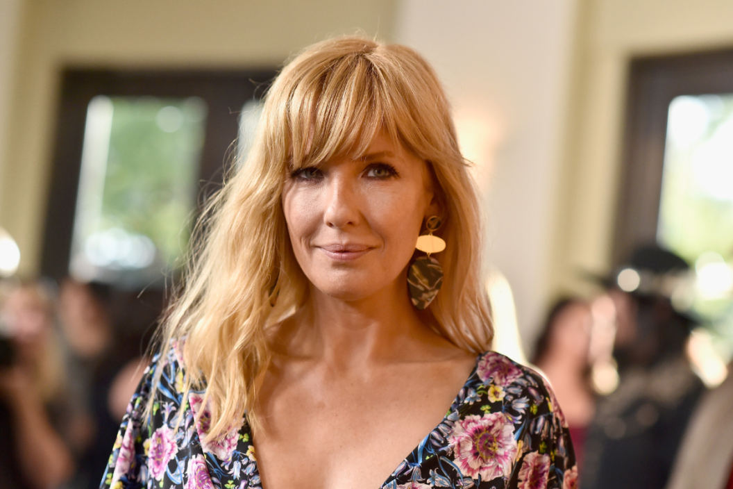 LOS ANGELES, CA - JUNE 11: Kelly Reilly attends "Yellowstone" premiere at Paramount Pictures on June 11, 2018 in Los Angeles, California.