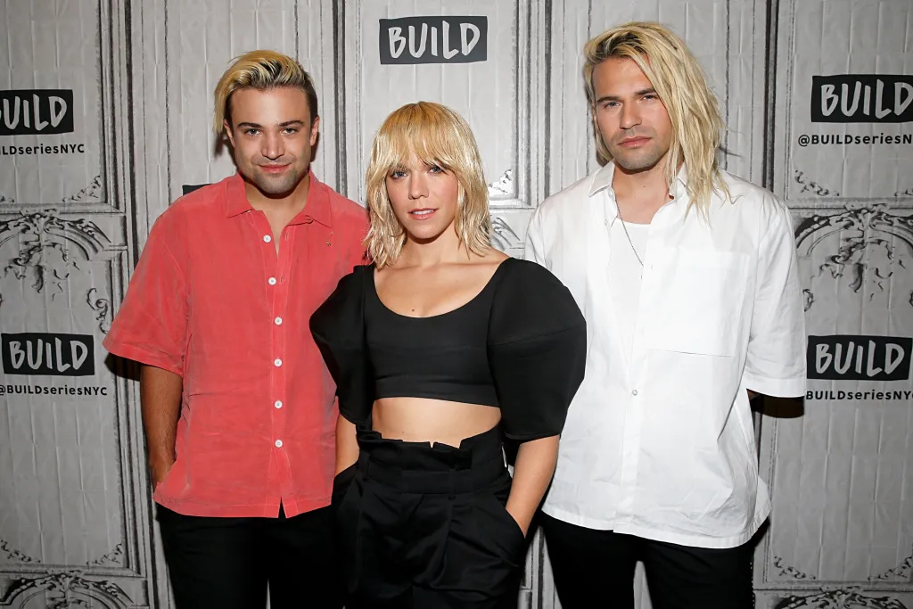 NEW YORK, NEW YORK - JULY 26: (L-R) Neil Perry, Kimberly Perry and Reid Perry of The Band Perry attend the Build Series to discuss 'The Good Life' at Build Studio on July 26, 2019 in New York City. 