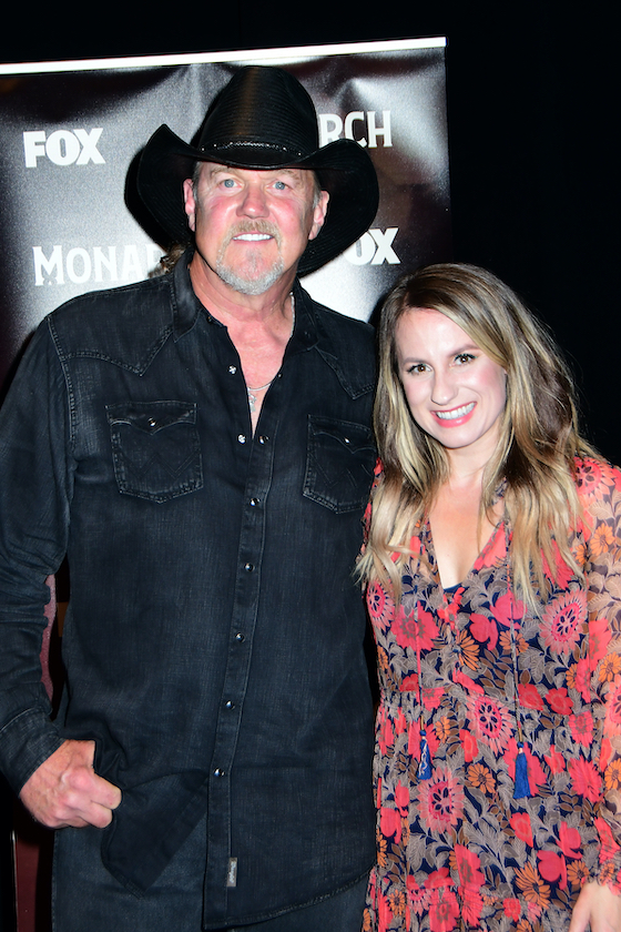 MONARCH: NASHVILLE, TN - AUGUST 20: Trace Adkins and singer Caitlyn Smith attend a special screening and Q&A for the Fox show Monarch at the Grand Ole Opry on August 20, 2022 in Nashville, Tennessee. MONARCH premieres Sunday, Sept. 11, immediately following the FOX NFL doubleheader (8:00-9:00 PM ET, and simultaneously to all time zones). It then makes its time period premiere Tuesday, Sept. 20 (9:00-10:00 PM ET/PT). 