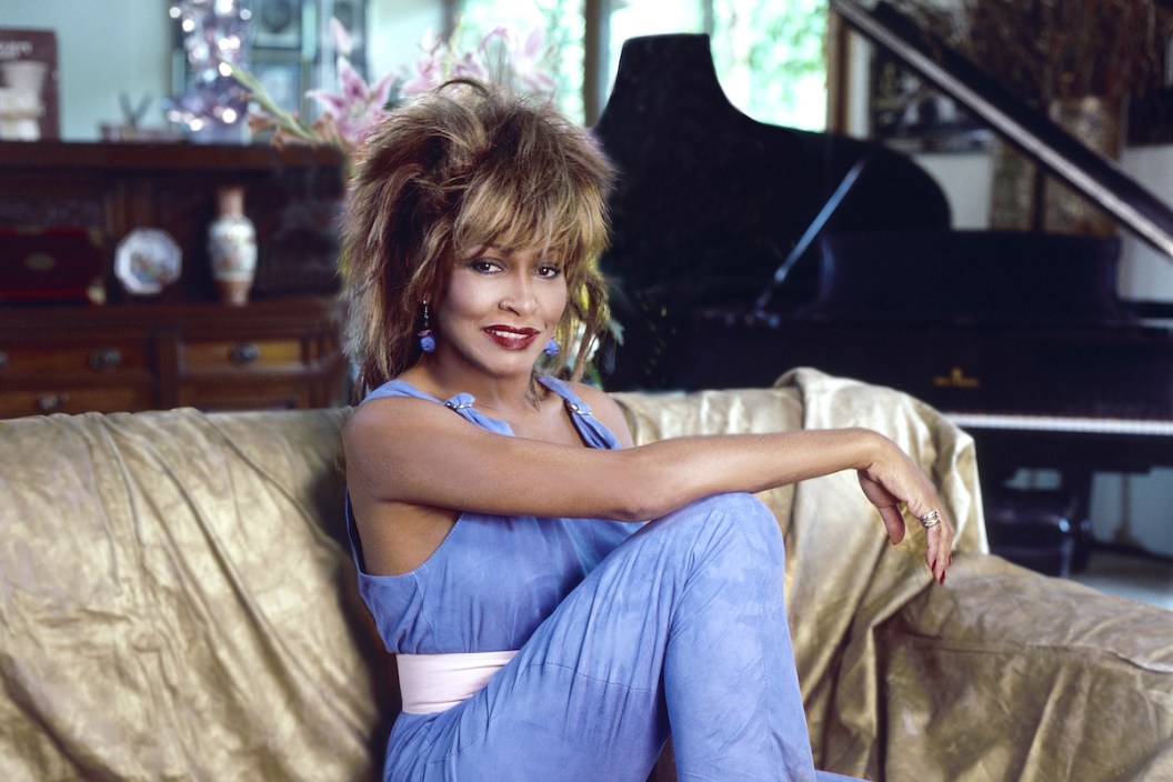 LOS ANGELES - DECEMBER 1984: Music icon Tina Turner poses at home for a portrait in December 1984 in Los Angeles, California.