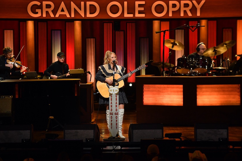 NASHVILLE, TENNESSEE - NOVEMBER 21: Recording Artist Hailey Whitters performs live on stage during OPRY NEXTSTAGE LIVE at The Grand Ole Opry on November 21, 2021 in Nashville, Tennessee.