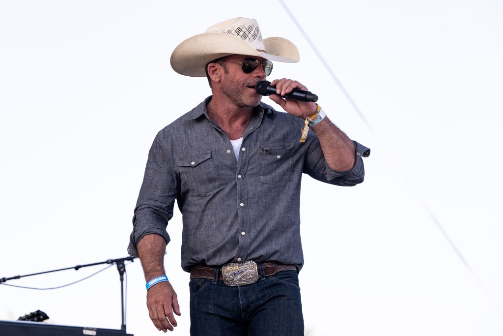 INDIO, CALIFORNIA - APRIL 30: Actor Taylor Sheridan attends day 3 of the 2023 Stagecoach Festival on April 30, 2023 in Indio, California. 