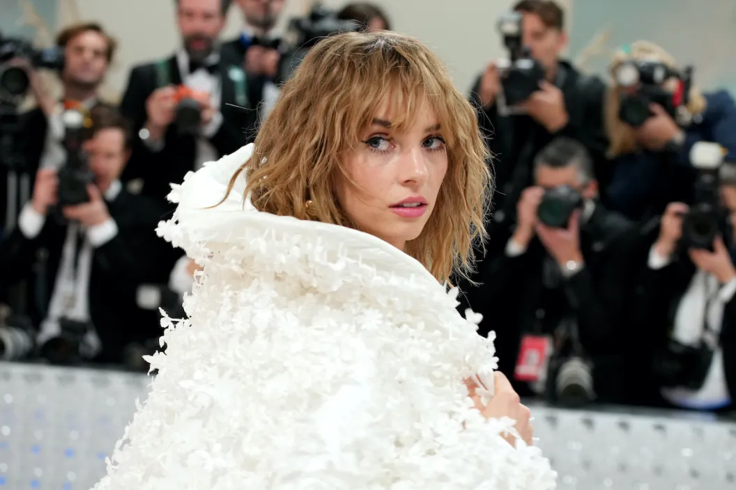 NEW YORK, NEW YORK - MAY 01: Maya Hawke attends the 2023 Met Gala Celebrating "Karl Lagerfeld: A Line Of Beauty" at Metropolitan Museum of Art on May 01, 2023 in New York City.