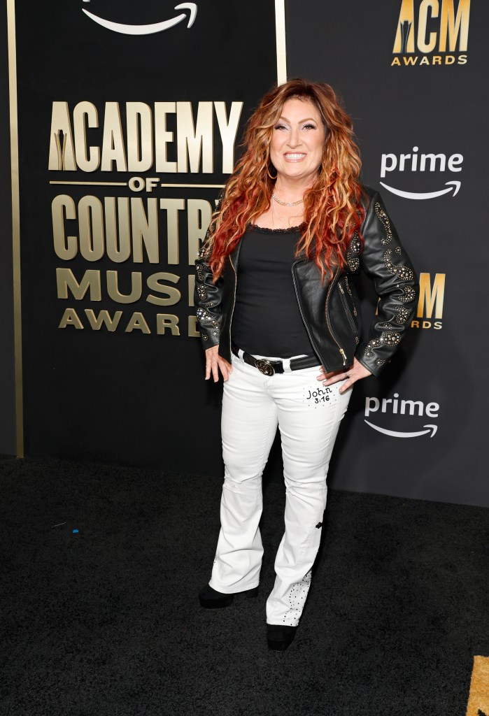 FRISCO, TEXAS - MAY 11: Jo Dee Messina attends the 58th Academy Of Country Music Awards at The Ford Center at The Star on May 11, 2023 in Frisco, Texas.