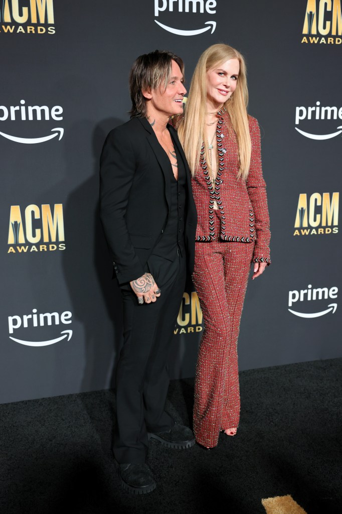 FRISCO, TEXAS - MAY 11: (L-R) Keith Urban and Nicole Kidman attend the 58th Academy Of Country Music Awards at The Ford Center at The Star on May 11, 2023 in Frisco, Texas