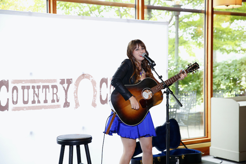 CHICAGO, IL - SEPTEMBER 20: Caitlyn Smith performs at Country Cookout at Food Network in Concert on September 20, 2014 in Chicago, United States. 