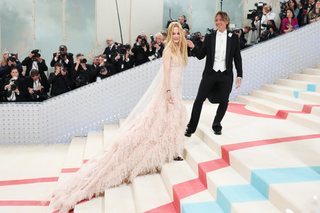 Nicole Kidman and Keith Urban at the 2023 Met Gala: Karl Lagerfeld: A Line of Beauty held at the Metropolitan Museum of Art on May 1, 2023 in New York, New York.
