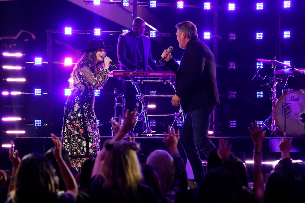 THE VOICE -- “Finale, Part 2” Episode 2316B -- Pictured: (l-r) Grace West, Blake Shelton --
