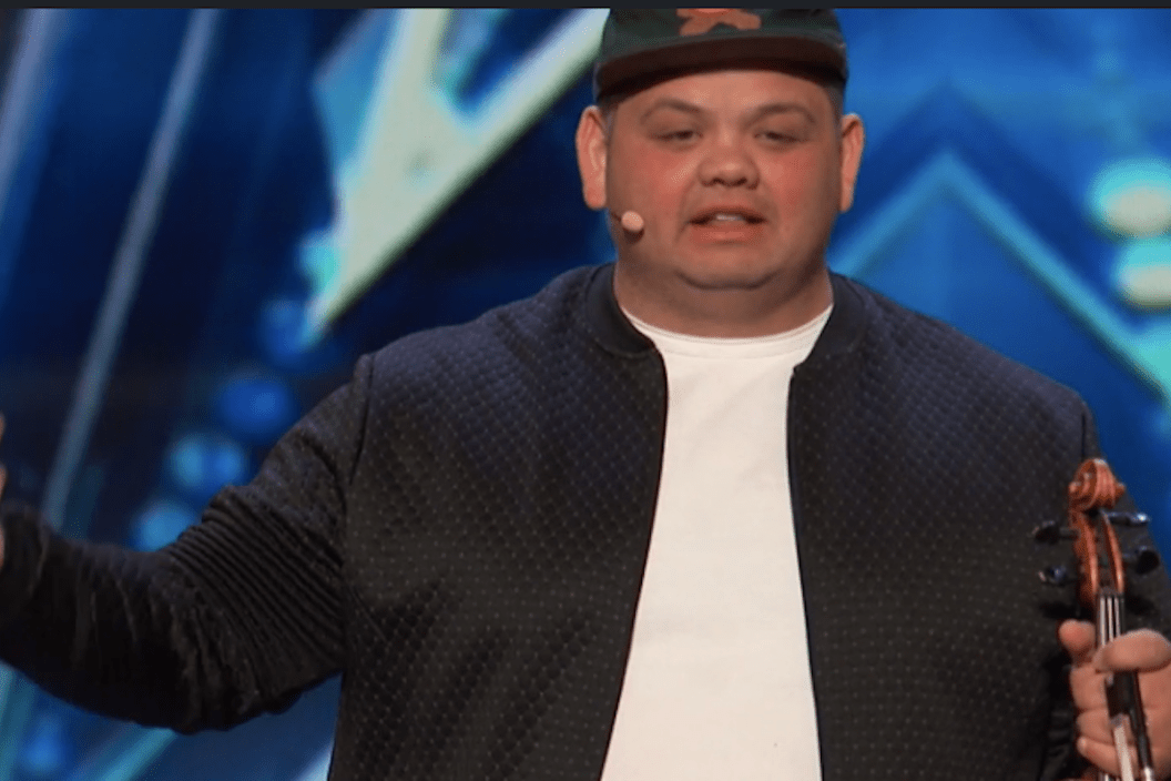 Screenshot of Philip Bowen's 'America's Got Talent' audition